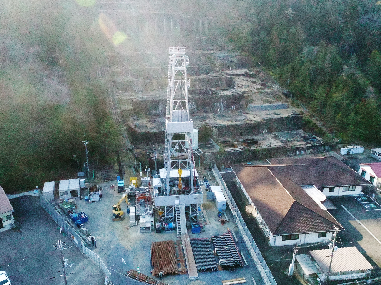 三重県熊野市源泉代替掘削工事 - NNCエンジニアリング | 新潟県南魚沼